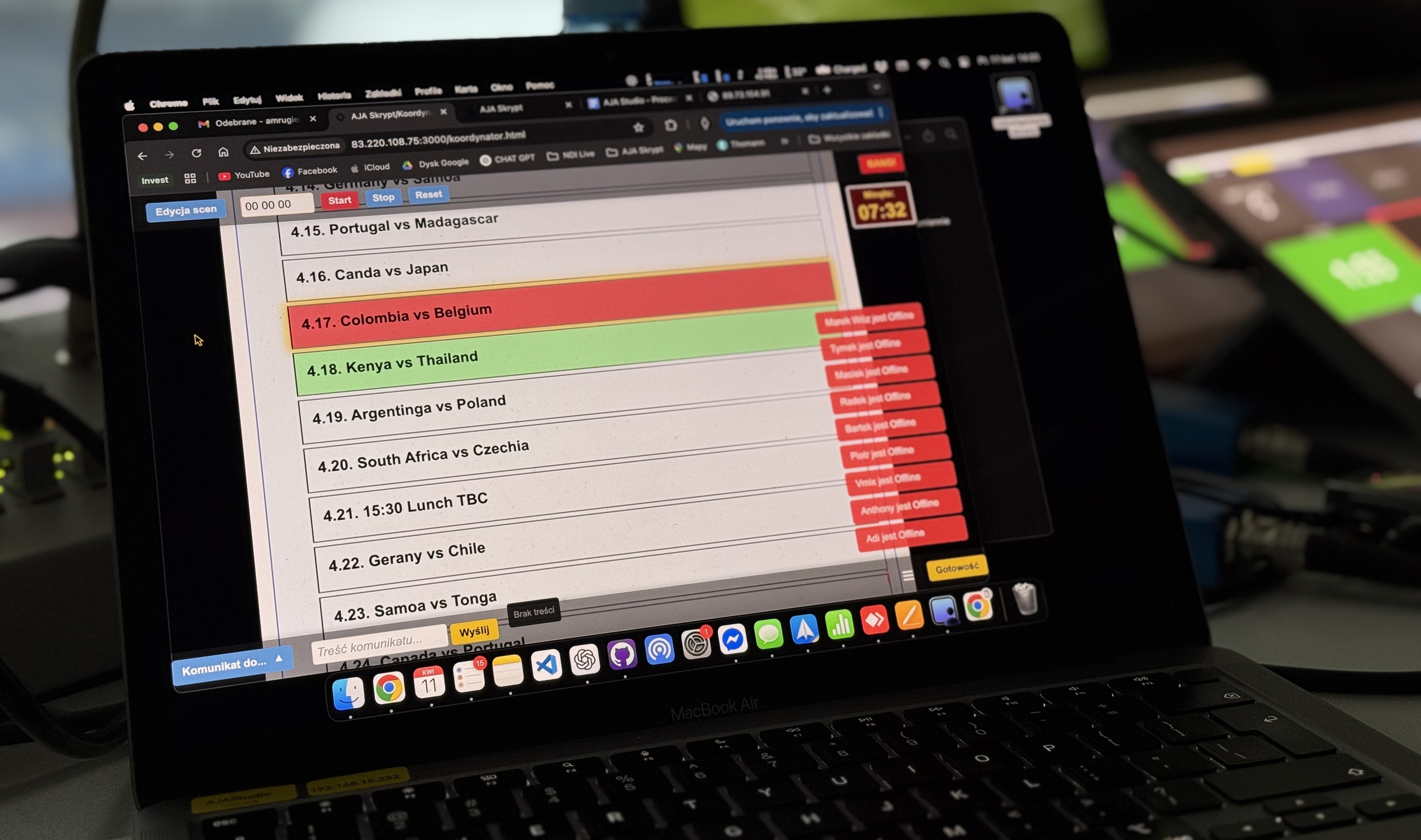 Panel koordynatora AJA Skrypt
